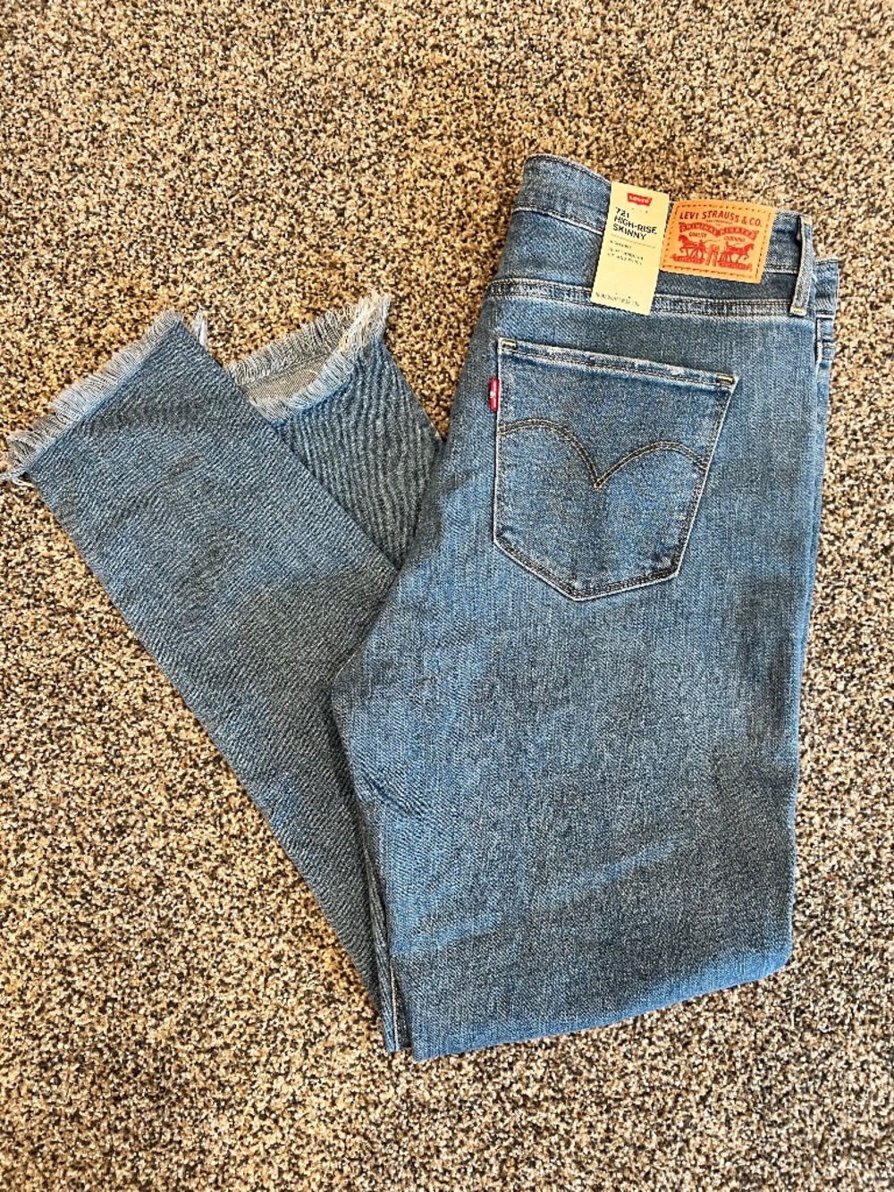 NWT Levi's Women's 721 High Rise Skinny Jeans, Matter of Fact